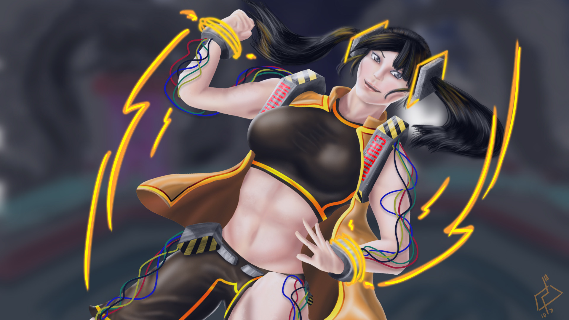 Artstation Cyberpunk Ling Xiaoyu Illustration Ilyas Afiq