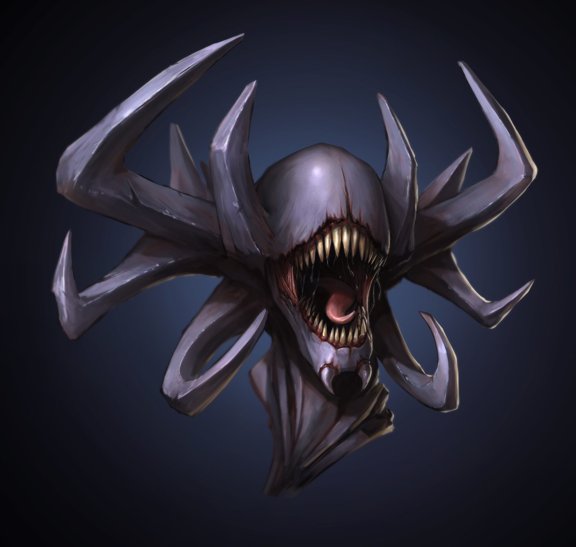 Artstation Demon Head 2 Joshua Carrenca