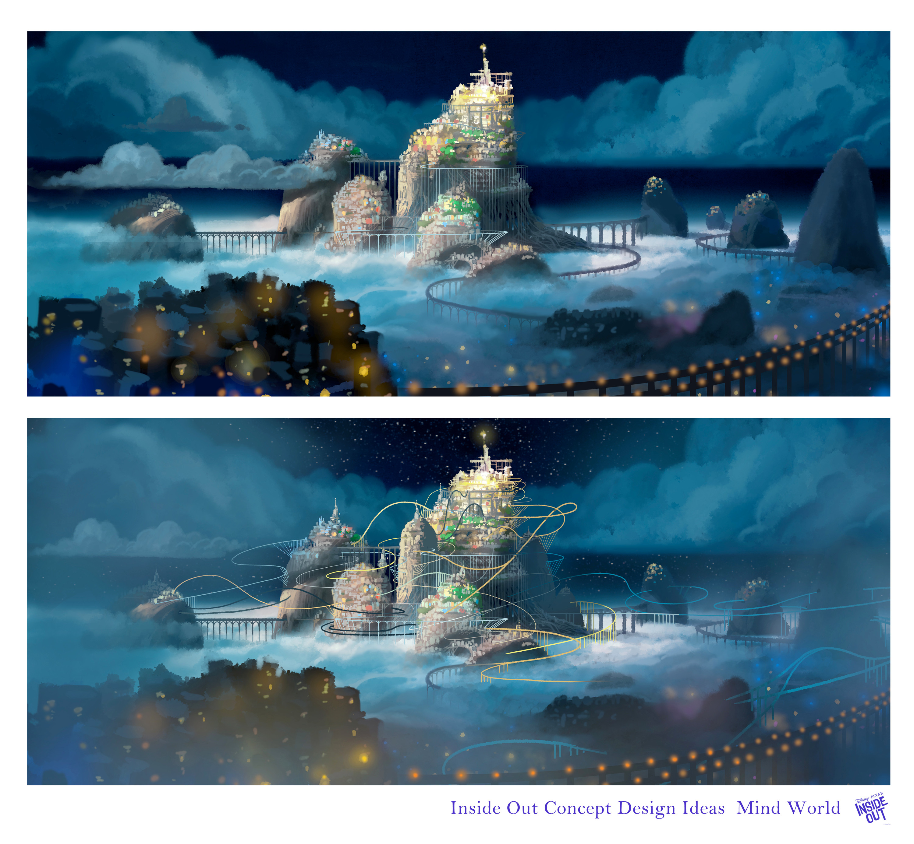 Mind World early Concept Design Explorations