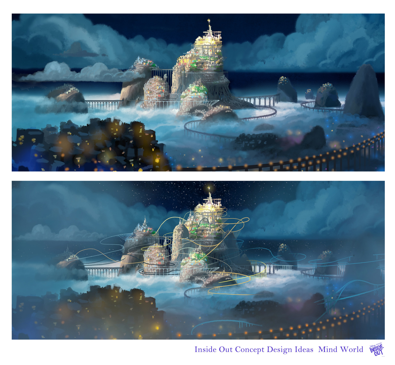 Mind World early Concept Design Explorations