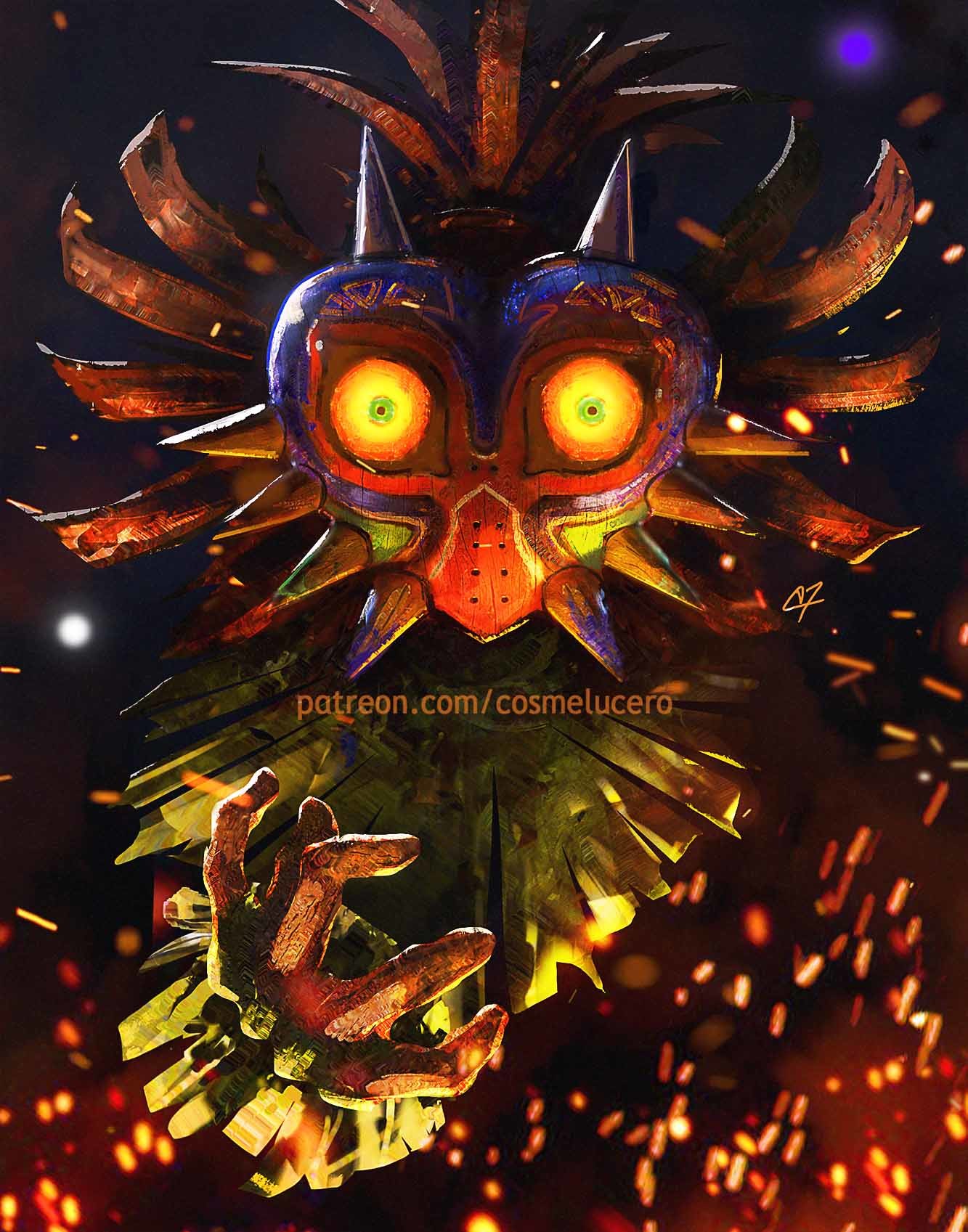 ArtStation - Majora's Mask Fan Art, Cosme (Aeflus) Lucero