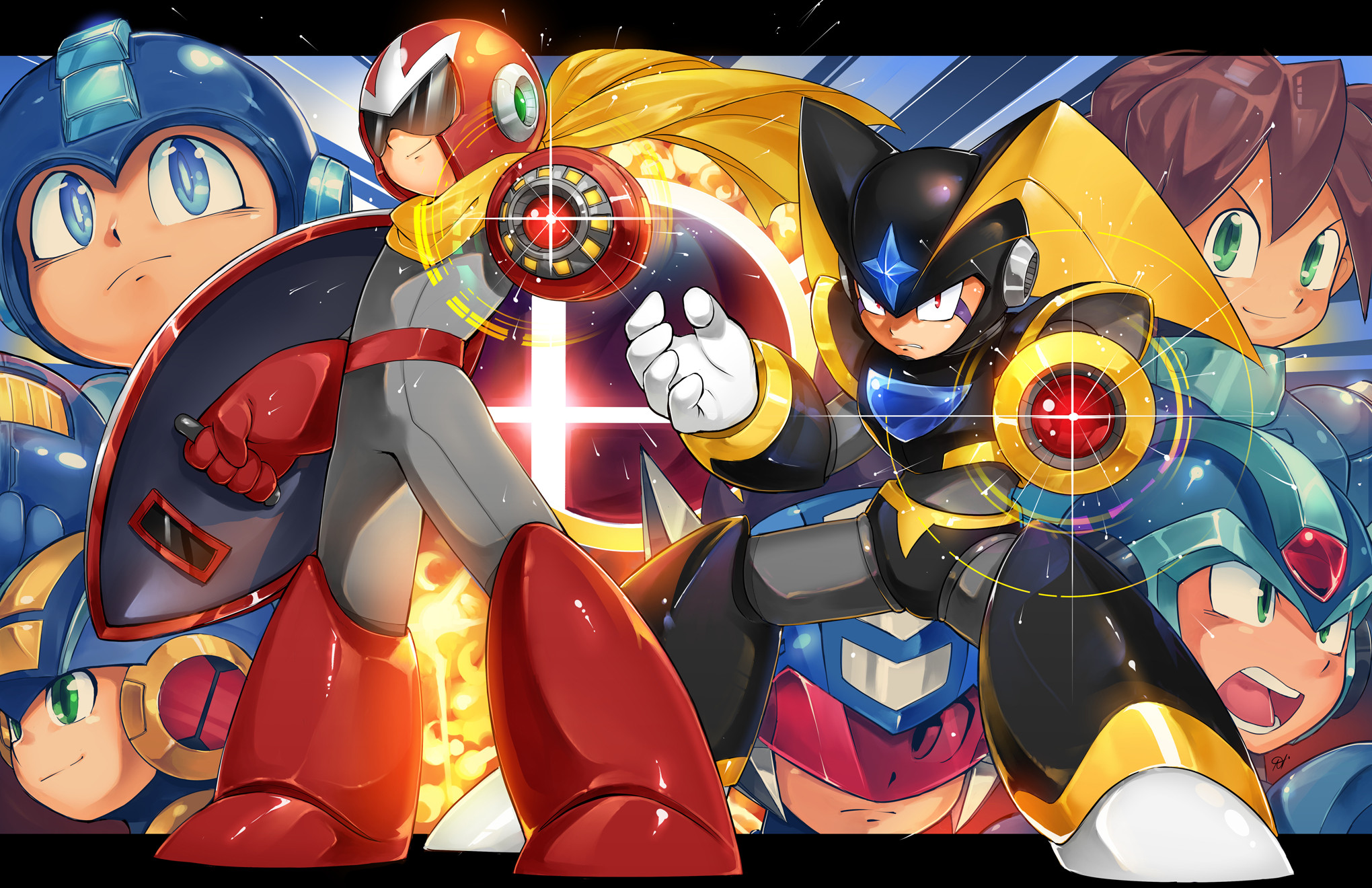 Artstation Protoman X Bass ron Tucker Artstation Protoman X Bass ron Tucker