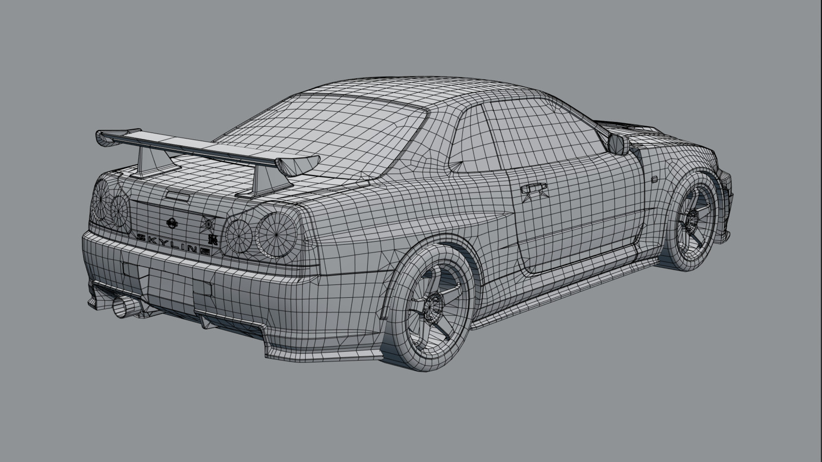 Gtr r34 чертеж