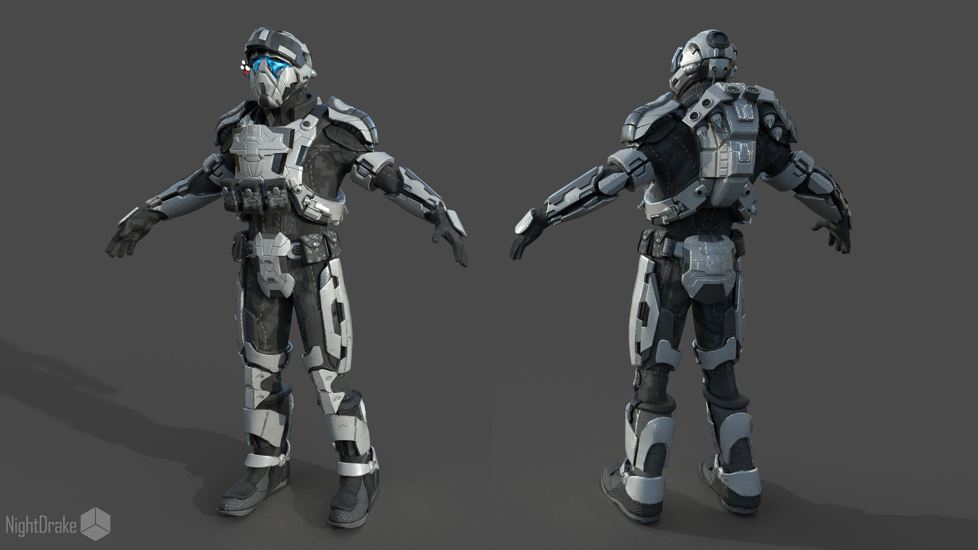 Artstation Sci Fi Soldier Pangolin Class Jacob Klobucar