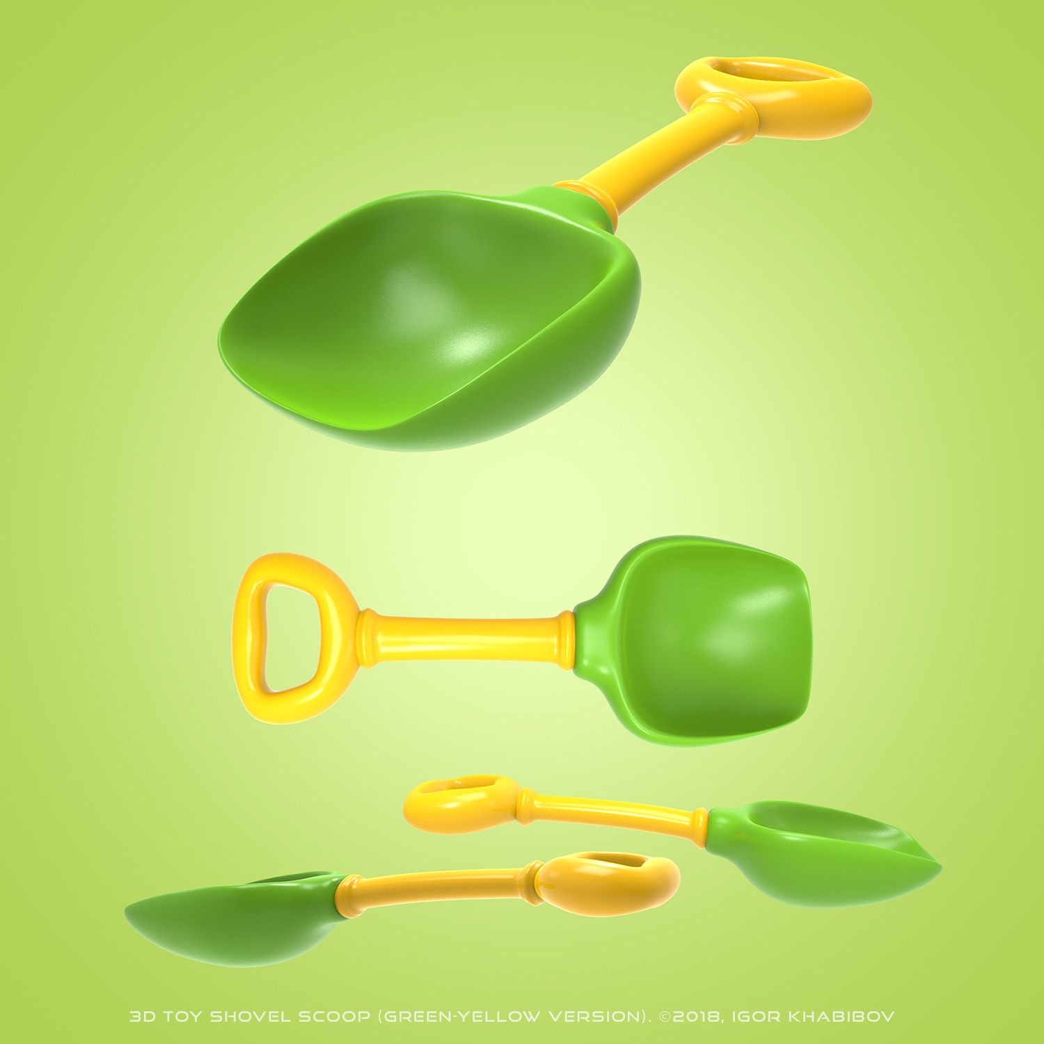 3D Toy Shovel Scoop
Contest winner (1st place) at DesignCrowd. 