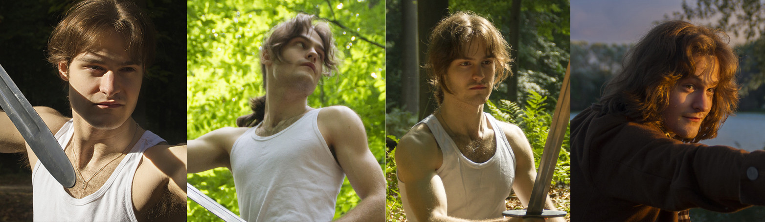 The refernce sI used to inspire the light set-ups. These were my own photo's that I took of a friend of mine. (First 3 are also part of my reference pack on Gumroad and soon available in my Artstation shop!)