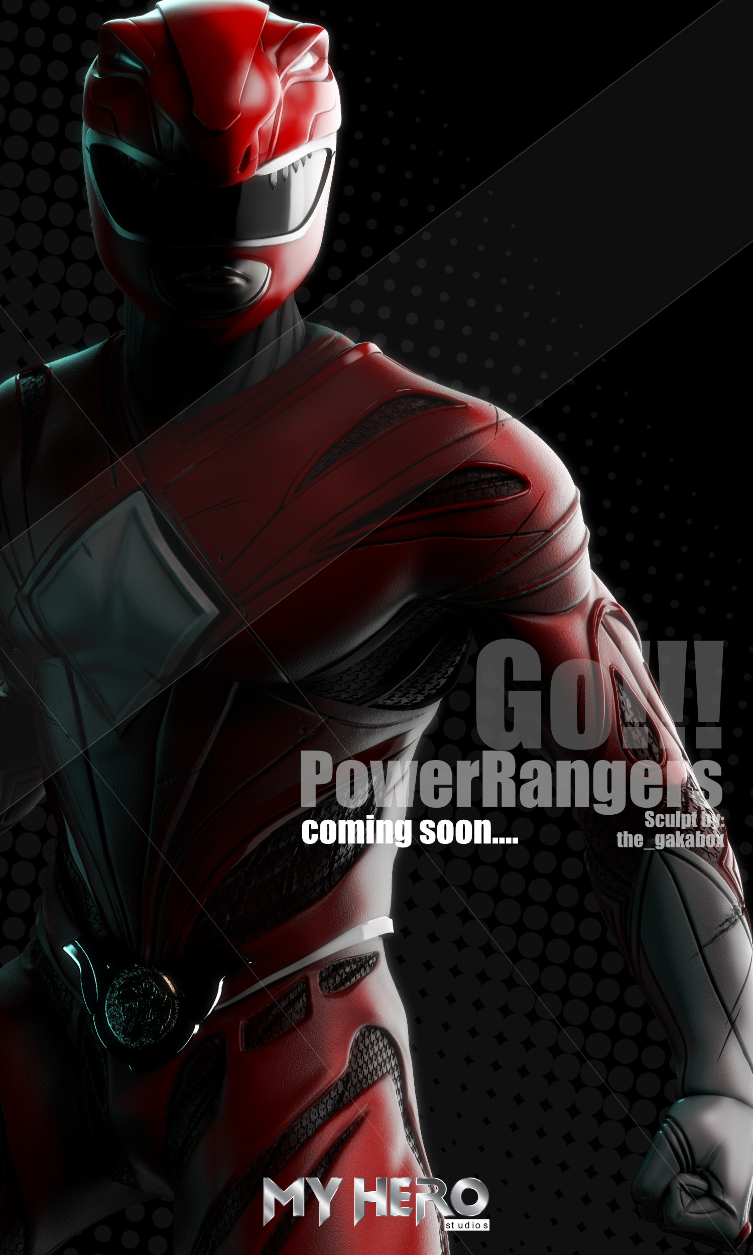 mighty morphin power rangers red ranger wallpaper