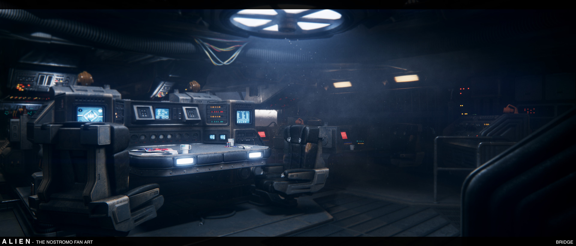 Artstation Alien The Nostromo Fan Art Ian Stewart