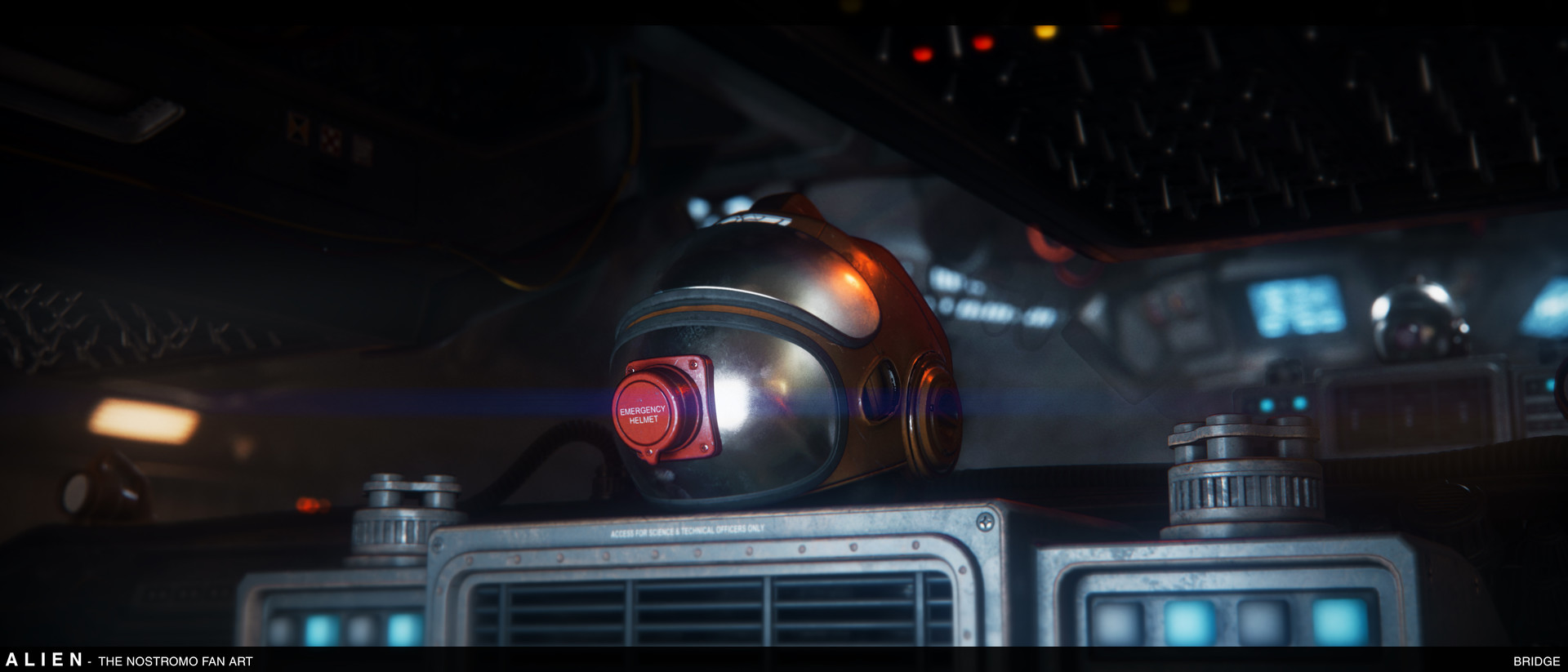 Artstation Alien The Nostromo Fan Art Ian Stewart
