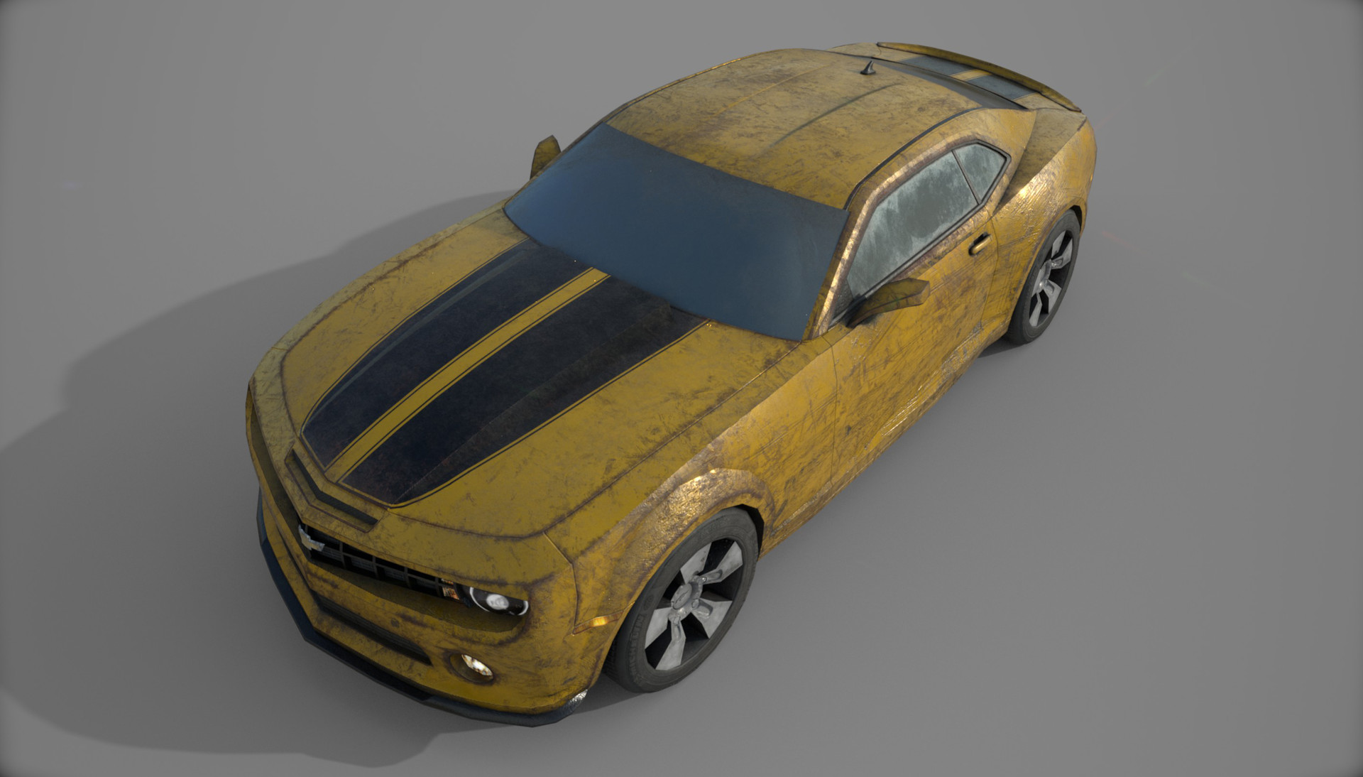 Artstation Chevrolet Camaro Car Vehicle Texturing Sergio Diaz