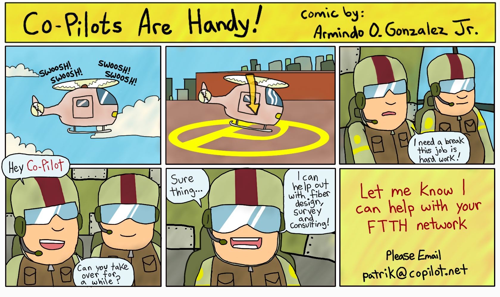 ArtStation - My Co-Pilot Comic Strip #2 [COMMISSION WORK]