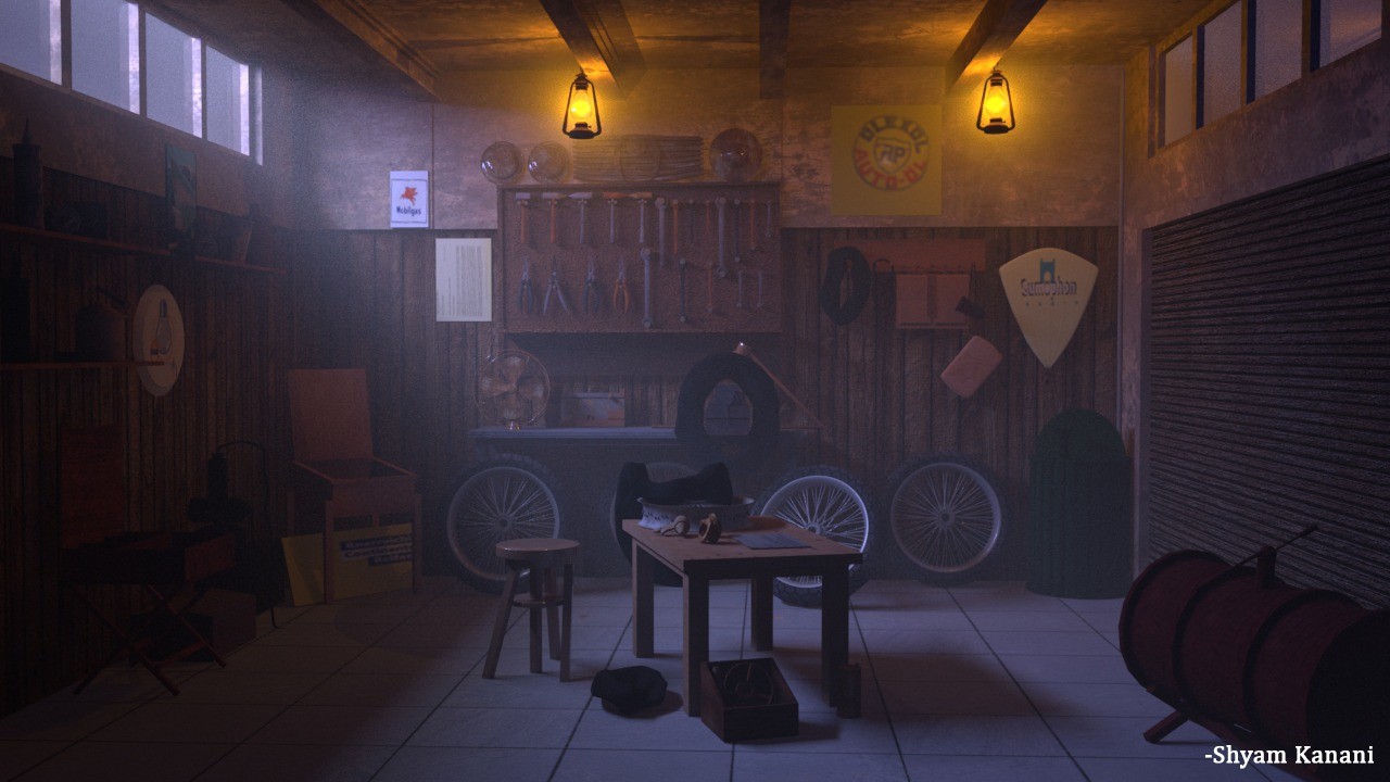 ArtStation - my first 3d render file.