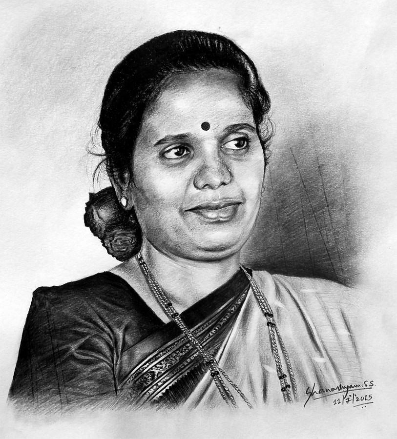 Artstation Pencil Portrait Ghana Shyam S S