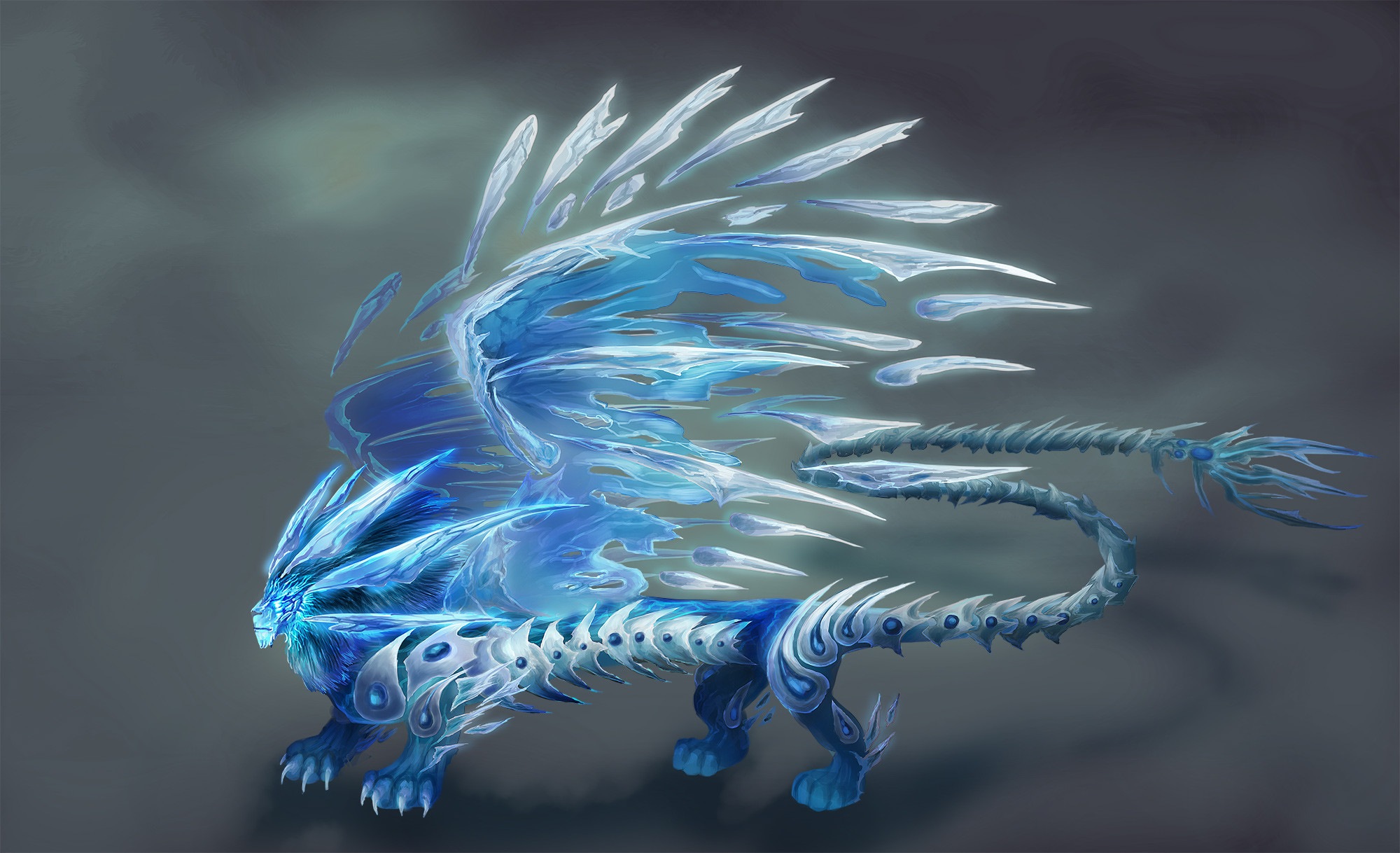 Final concept for the ice lion