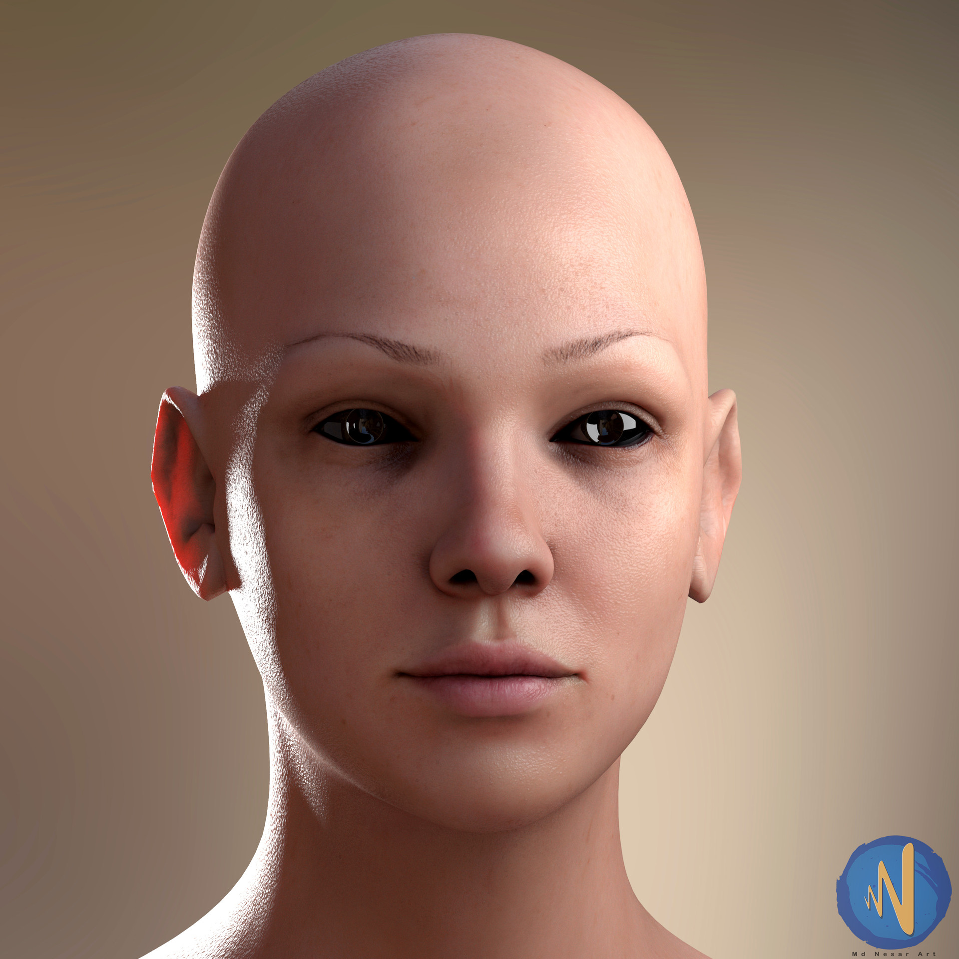 ArtStation - Female Skin Render Test