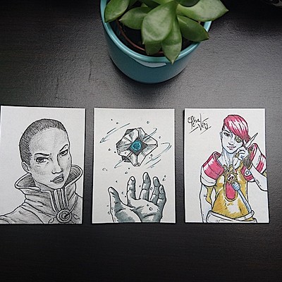 Amy seaman d2 sketch cards 01