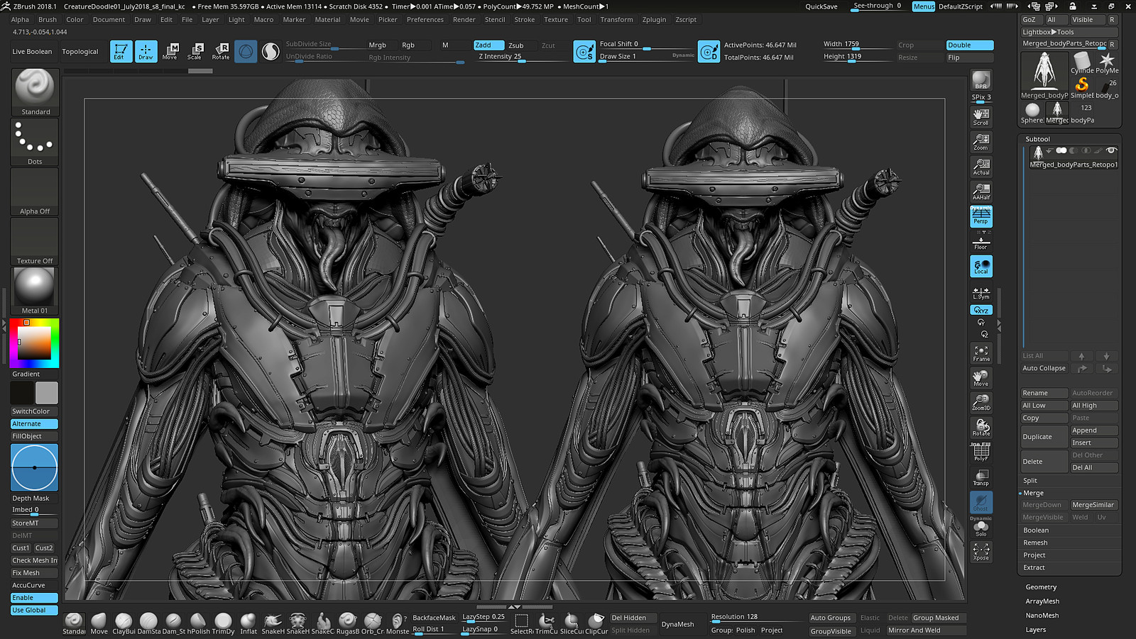 Zbrush как сохранить проект