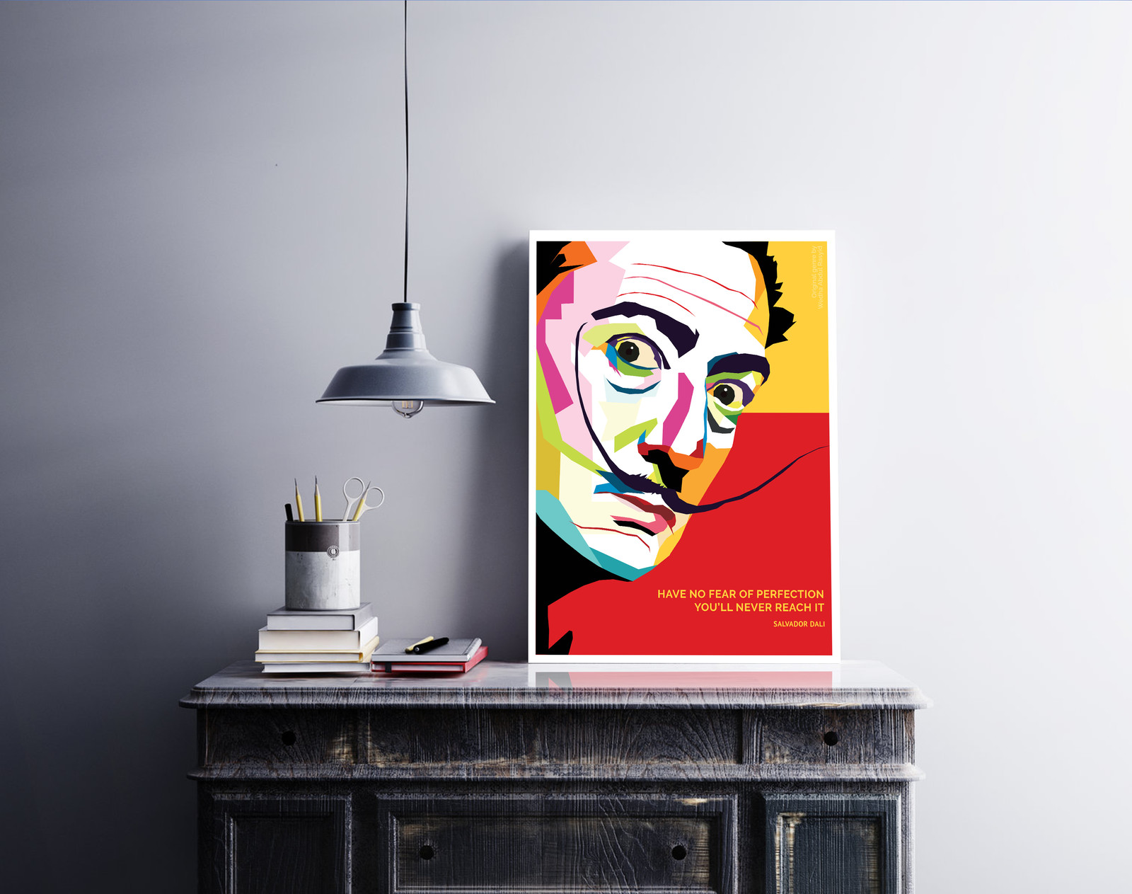 Artstation Wpap Of Salvador Dali Arghyadeep Biswas