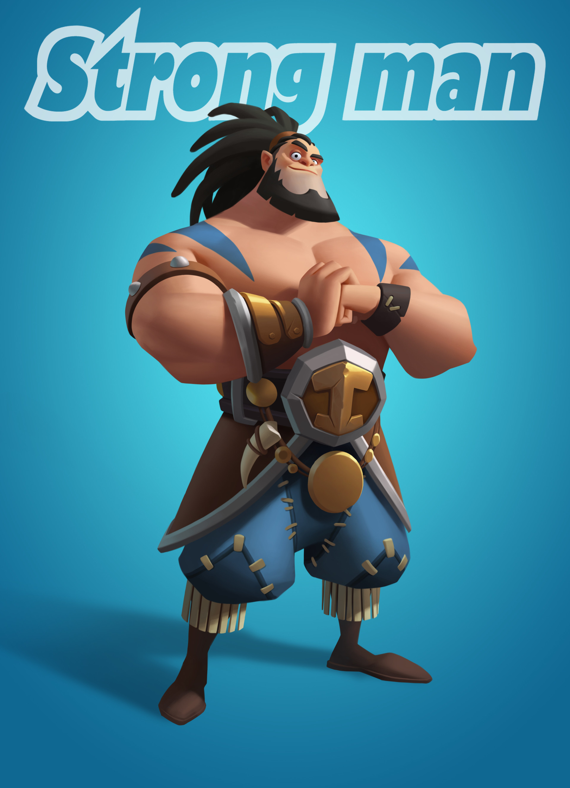 ArtStation 一个壮汉