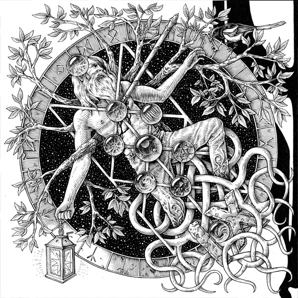 IX - Wisdom
Subject: self-sacrifice of Odin, also - nine worlds of norse mythology,
also - the ninth arcana of tarot - «the hermit