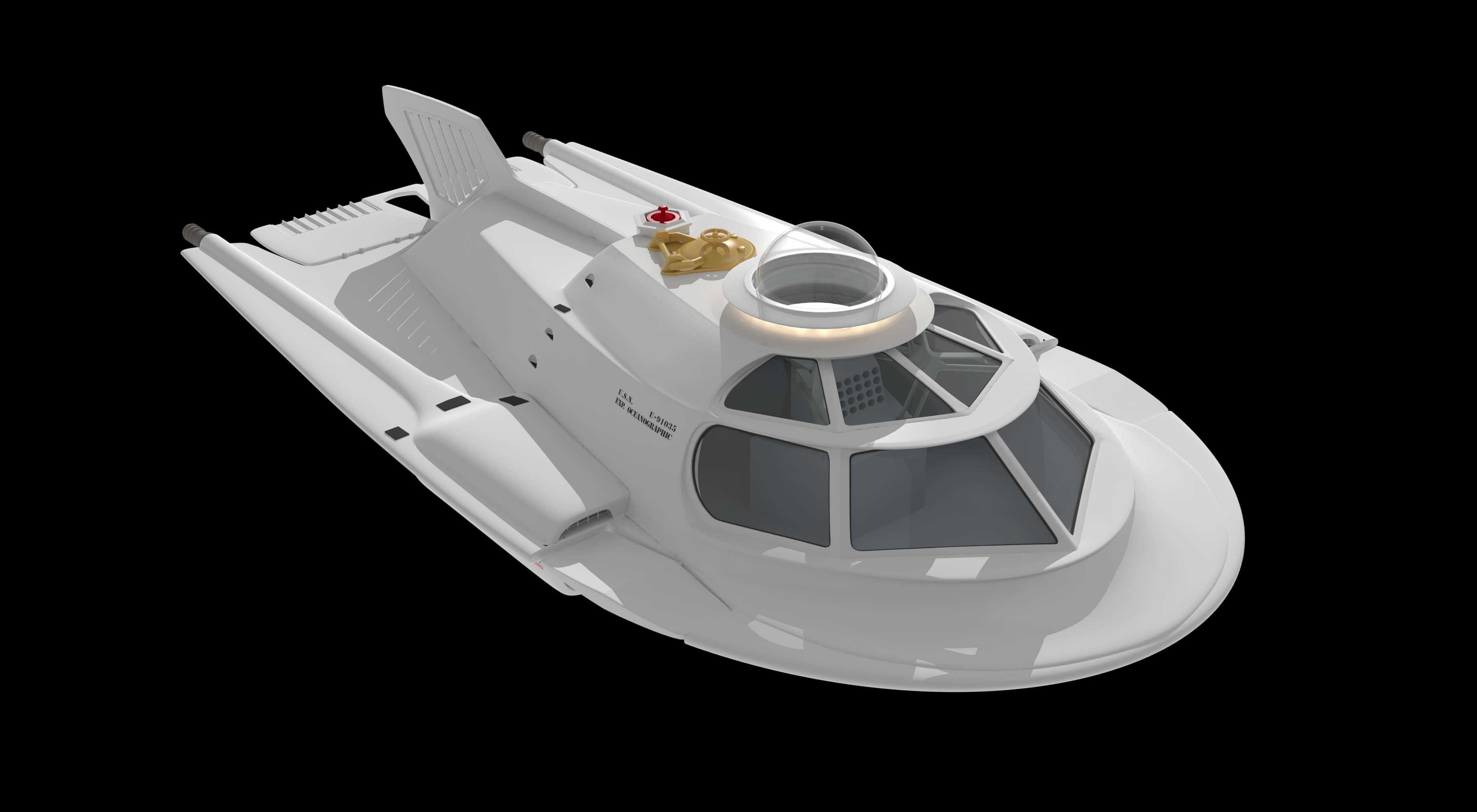 Daren R. Dochterman - PROTEUS from &quot;FANTASTIC VOYAGE&quot; 3D model for