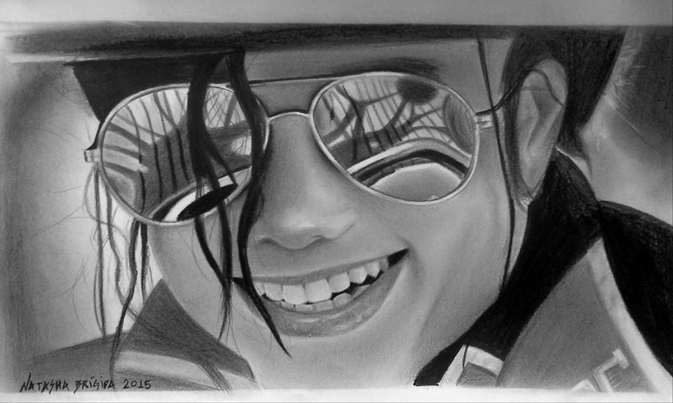 Lot Detail - Michael Jackson Original Signed Drawing Of Smokey Robinson