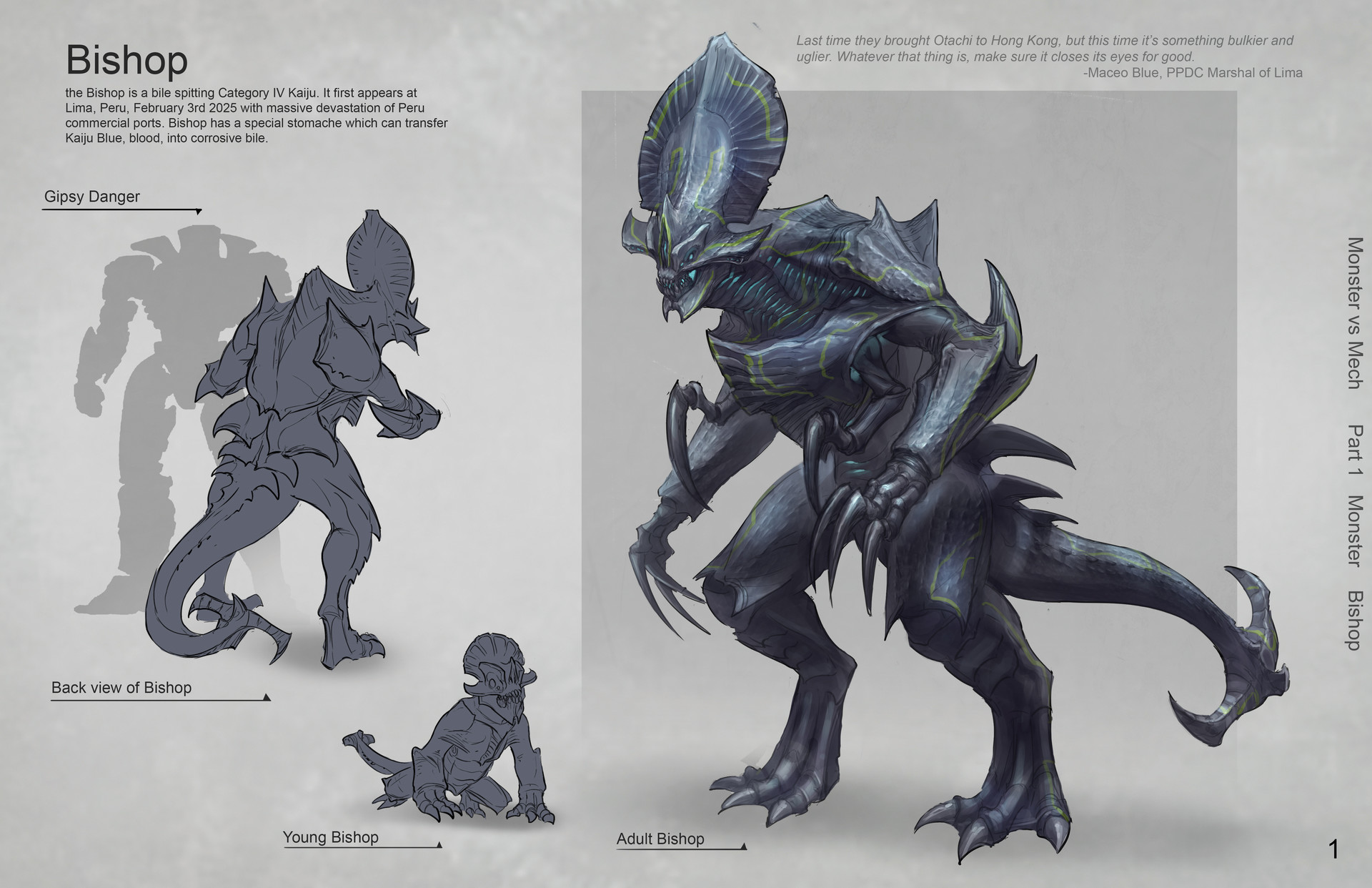 Artstation Kaiju Bishop Sangjo Sjay Kim