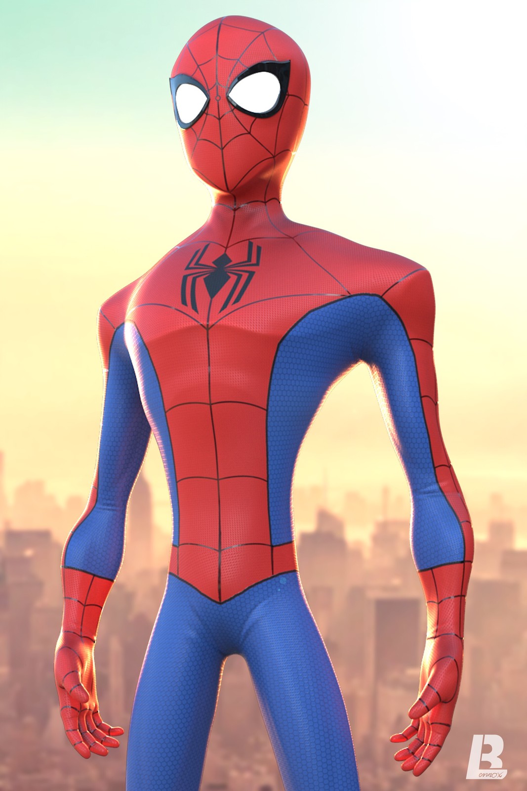Artstation Spectacular Spider Man 3d Model Bryce Lennox