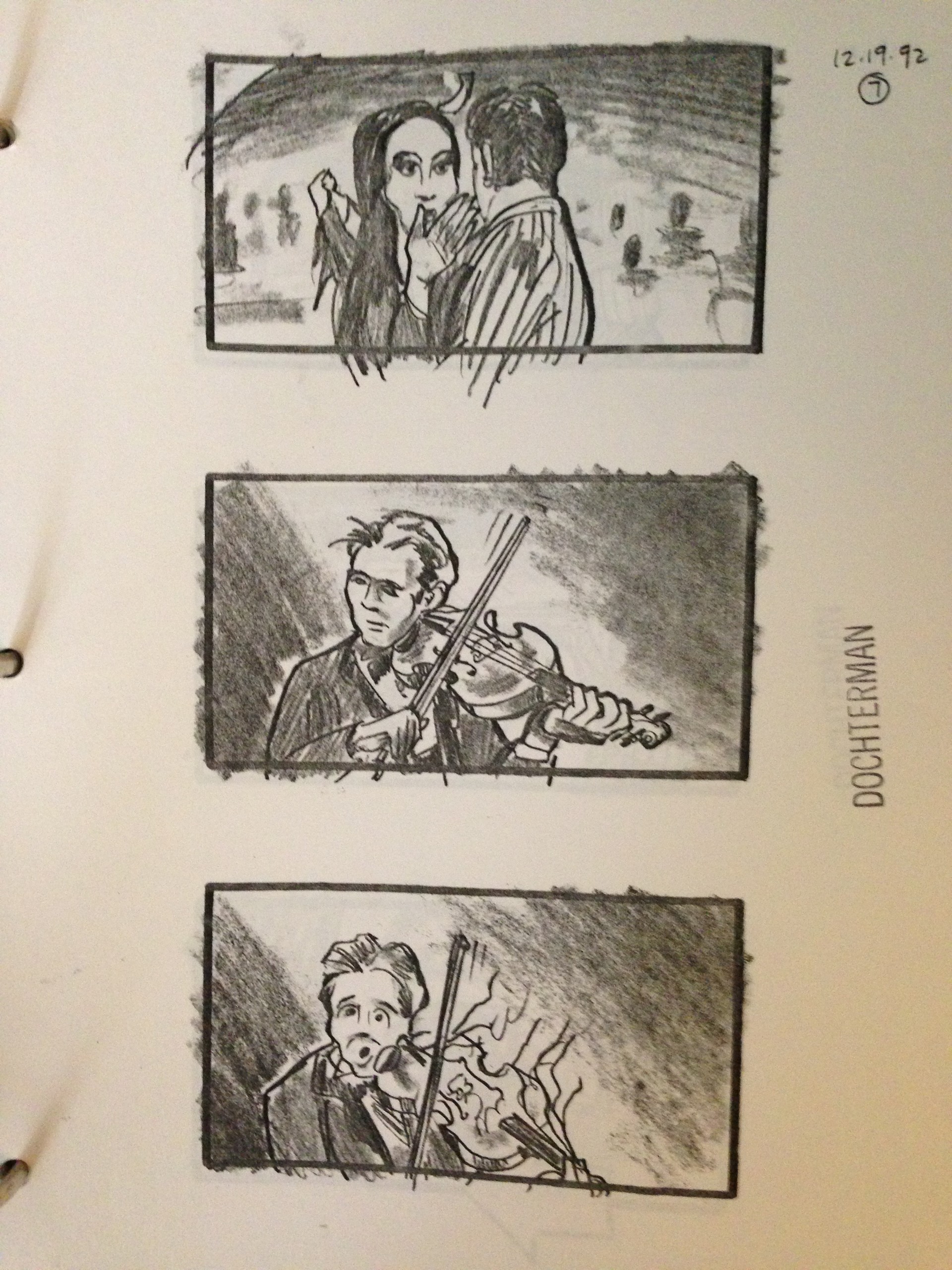 Artstation Storyboards Addams Family Values Daren R Dochterman