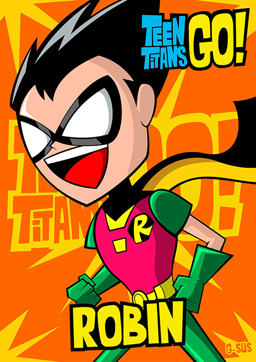 Artstation Teen Titans Go Robin Jesus Prado