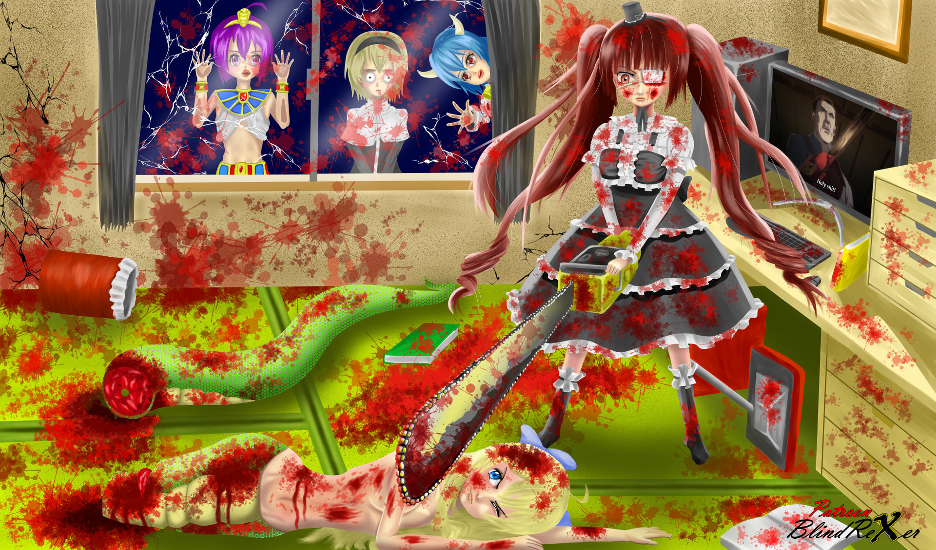 Get Wallpaper Artstation Jashin Chan Dropkick Moemaomao For Android Free