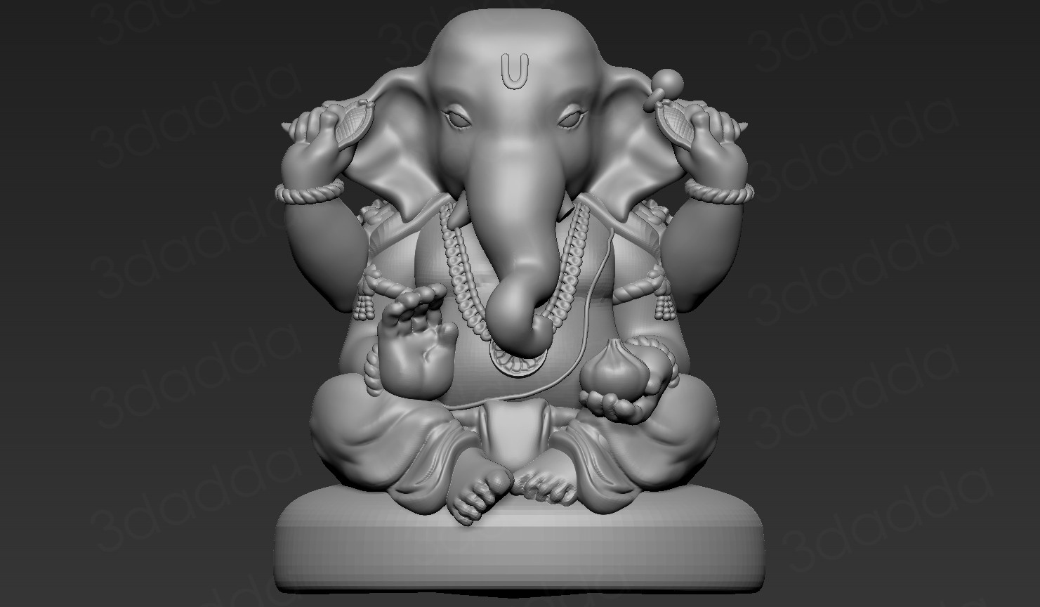 Vicky Kapure Ganpati 3D model for 3D print
