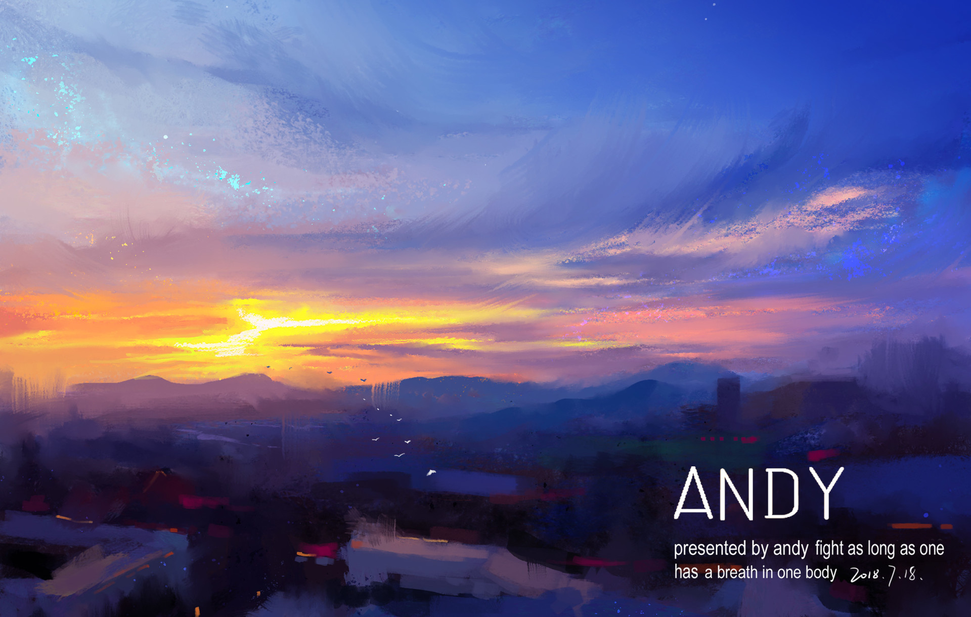 Andy 钟华 One Hour 一小时速涂