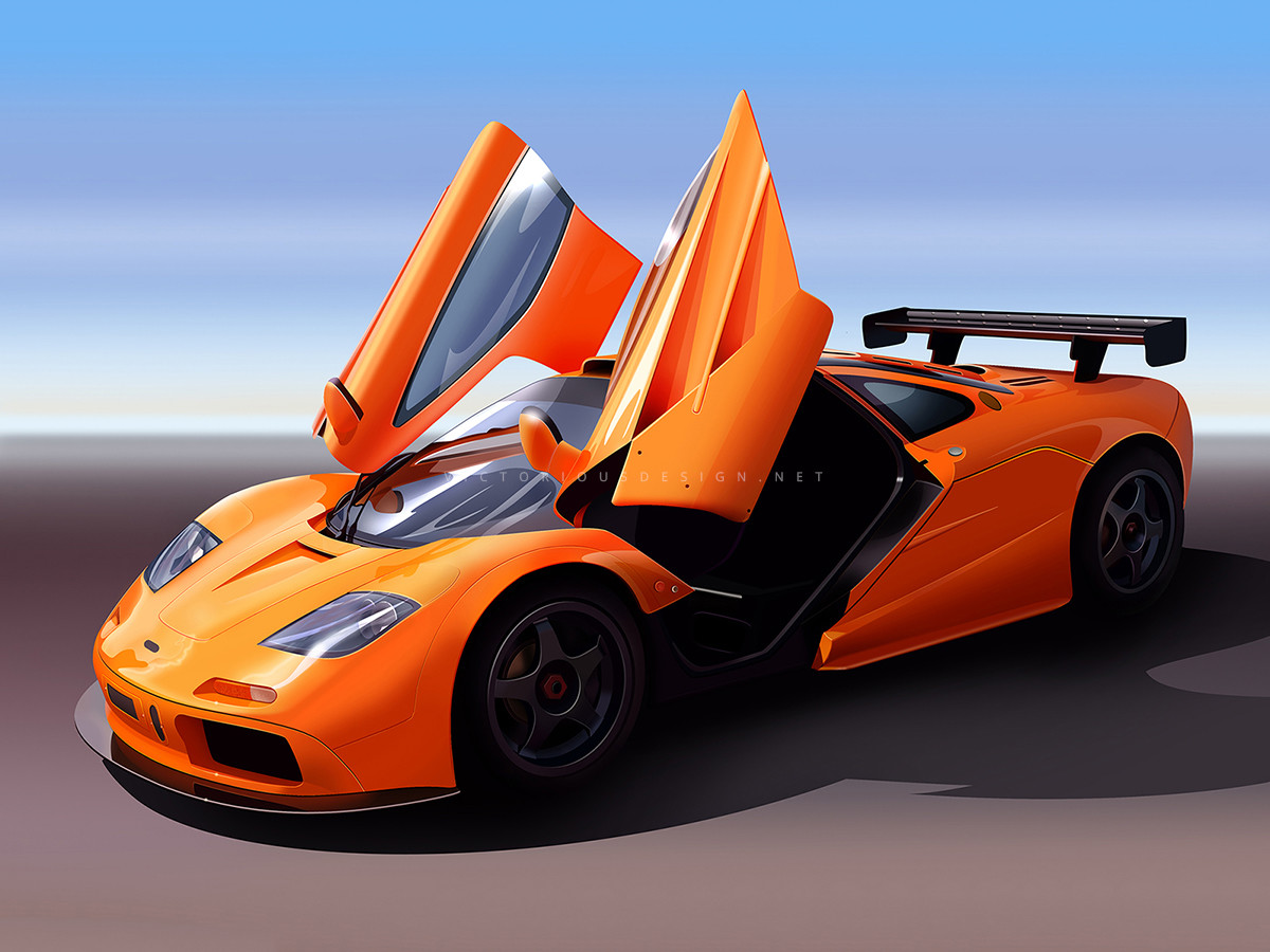 Victoria Dyatlikova Mclaren F1 Gtr Artwork