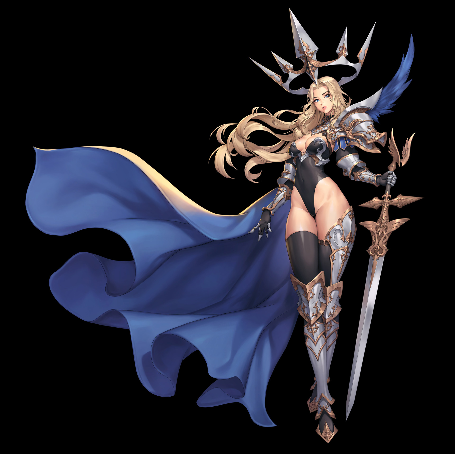 Purple Moon - Knight of queen, image size:1920x1915