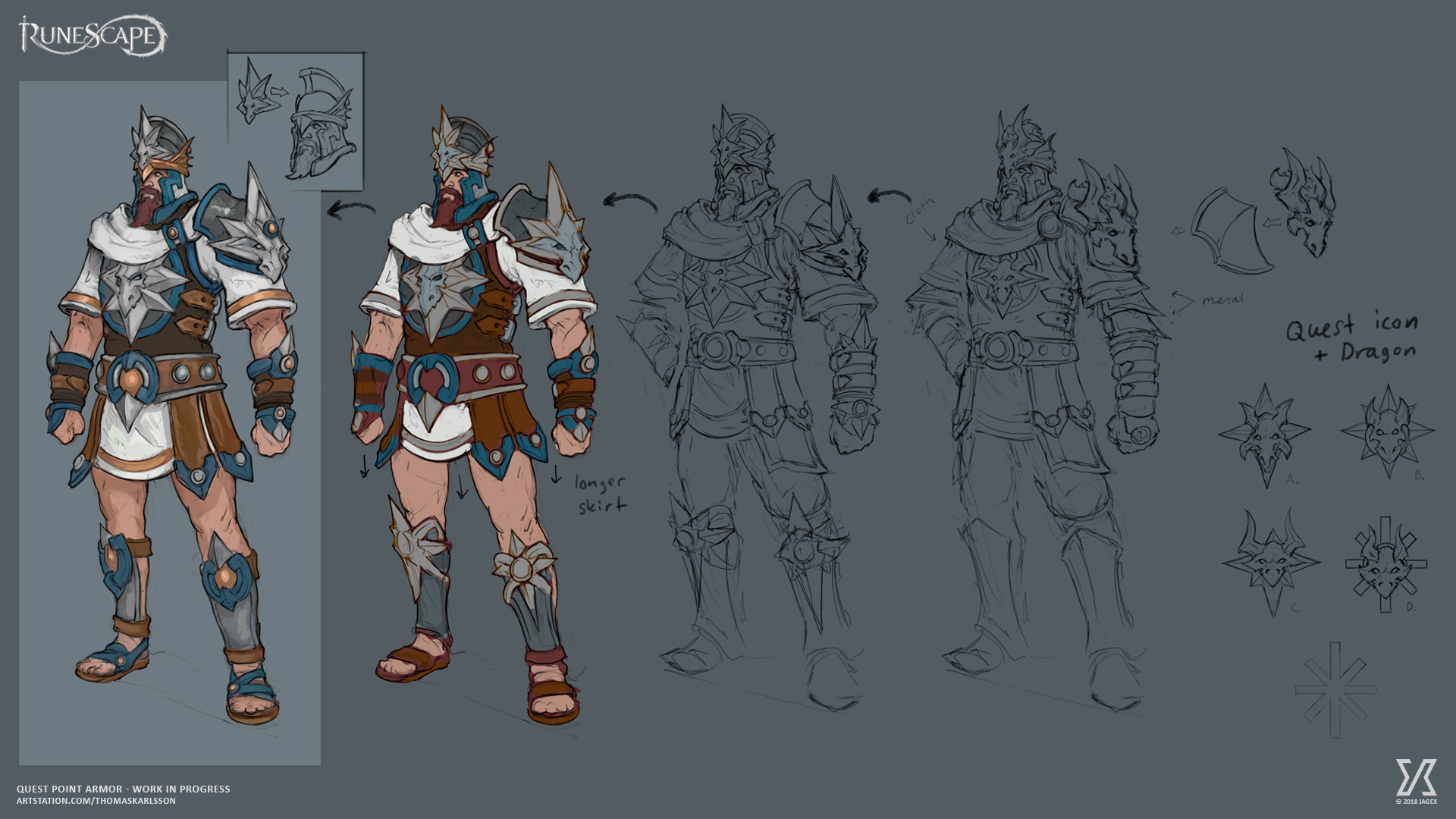 Artstation - Runescape - Quest Point Armor