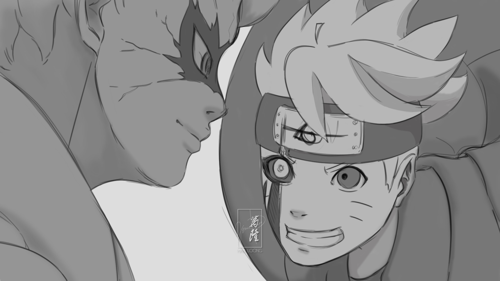 Man Loong Boruto Vs Mitsuki