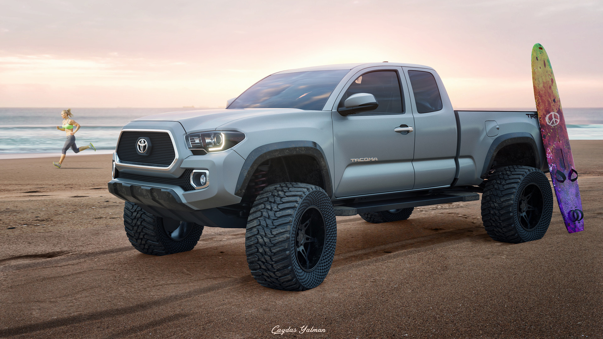 Artstation Toyota Tacoma V2 Cagdas Yalman