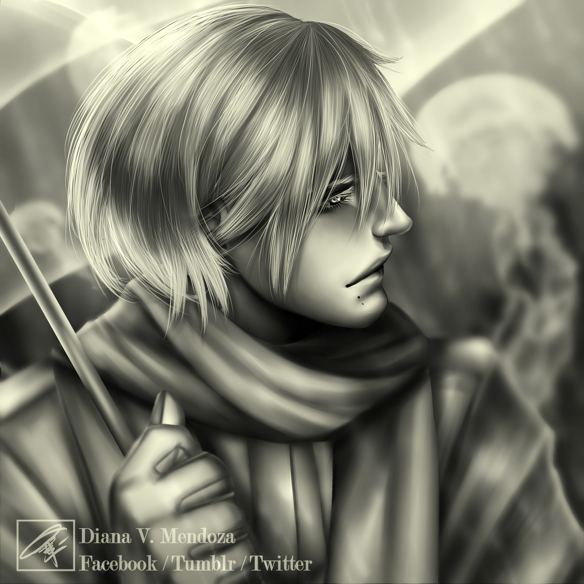 Get Wallpaper Artstation Clear Dramatical Murder Dmmd Fanart Diana V Mendoza Free