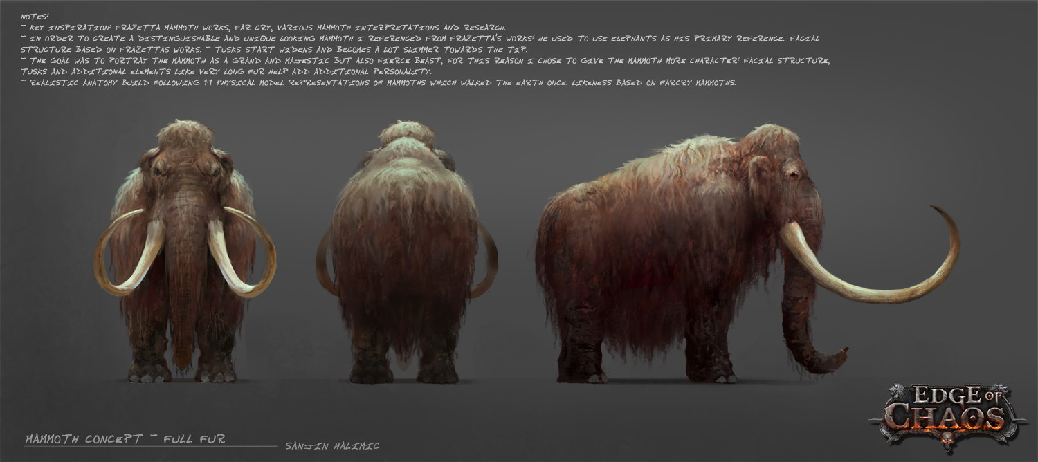 Wooly mammoth concept