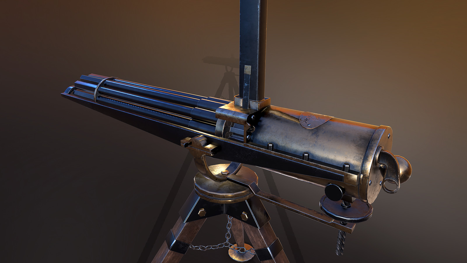 Alistair Macintyre - Prop/Weapon - Old Gatling Gun