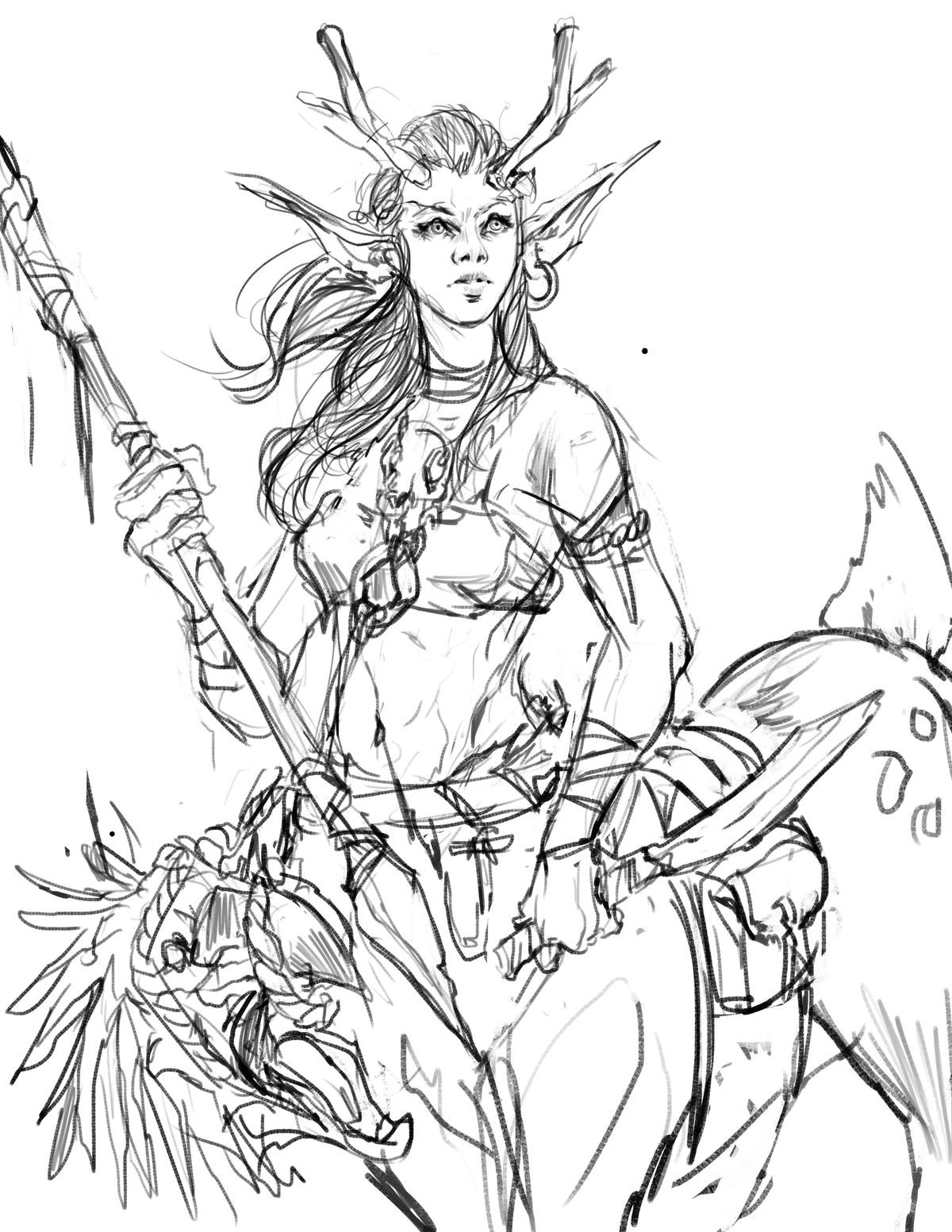 Dryad Monster Huntress