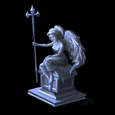 David navia angel sculpture