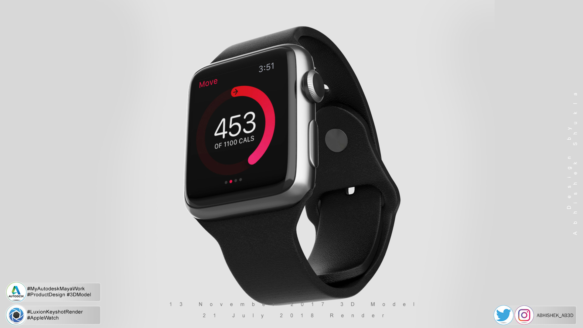 Artstation Apple Watch Product Visualisation Abhishek Shukla