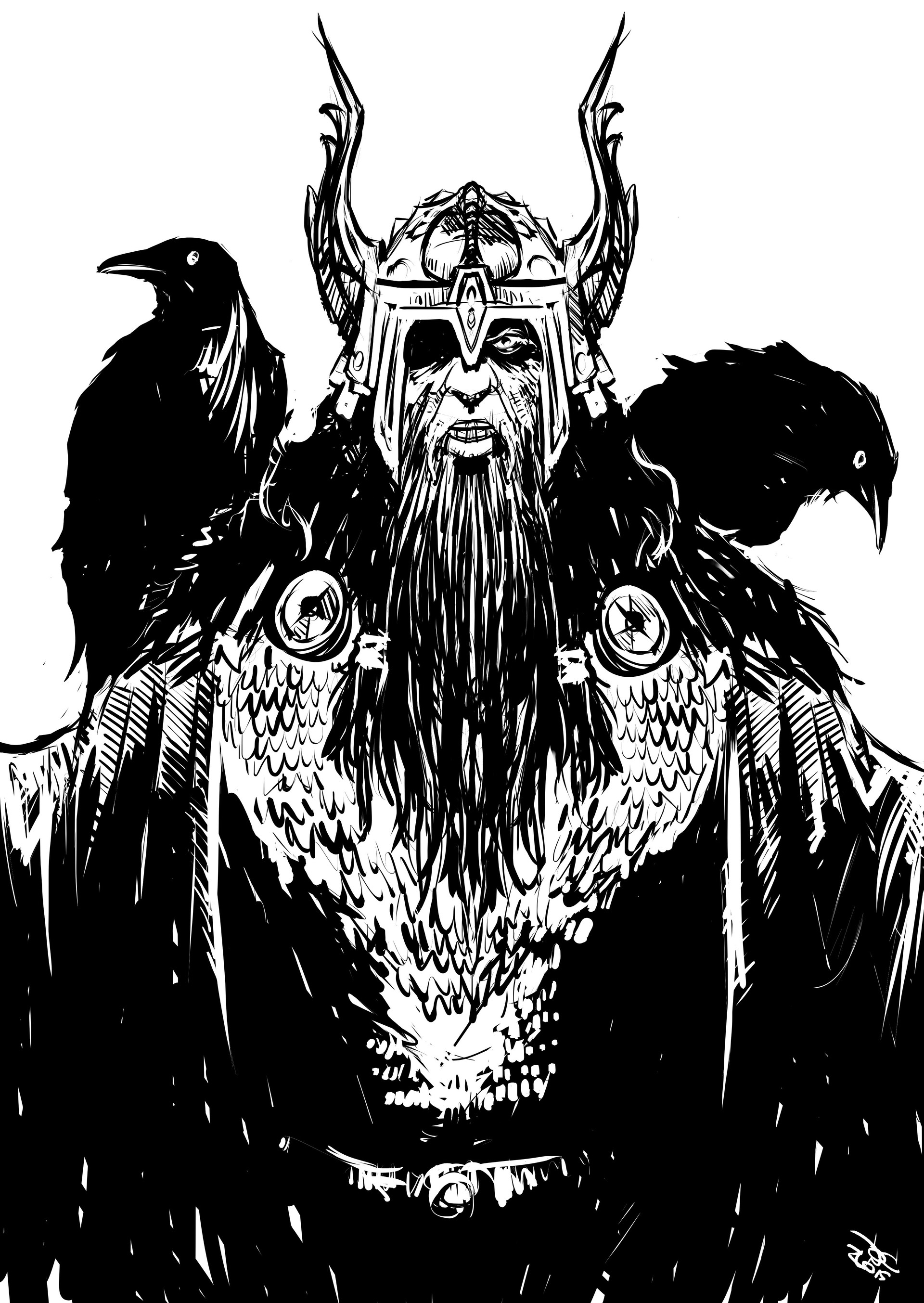 Odin, Father of Victory on Behance