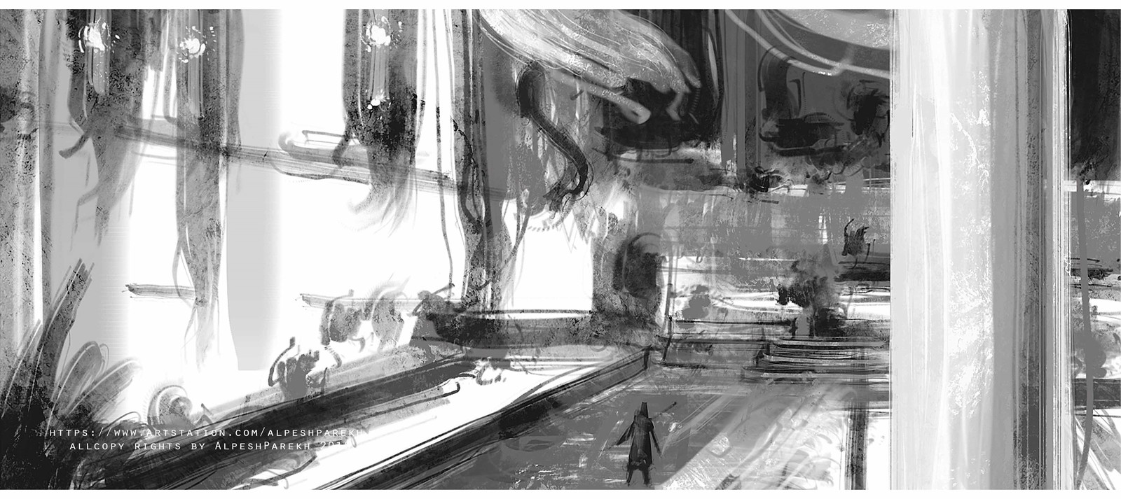 Abandoned chamber Sketch 3 -  level-2 