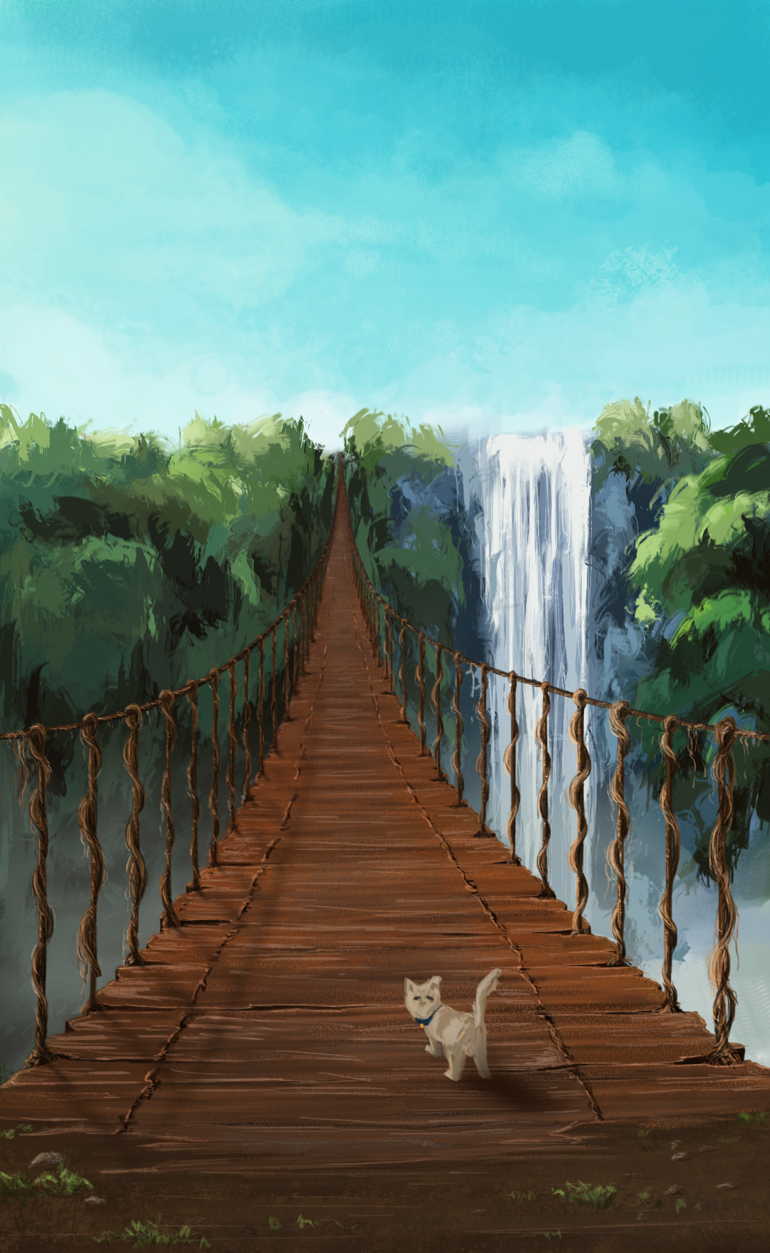 Artstation Hanging Bridge Forough Karami