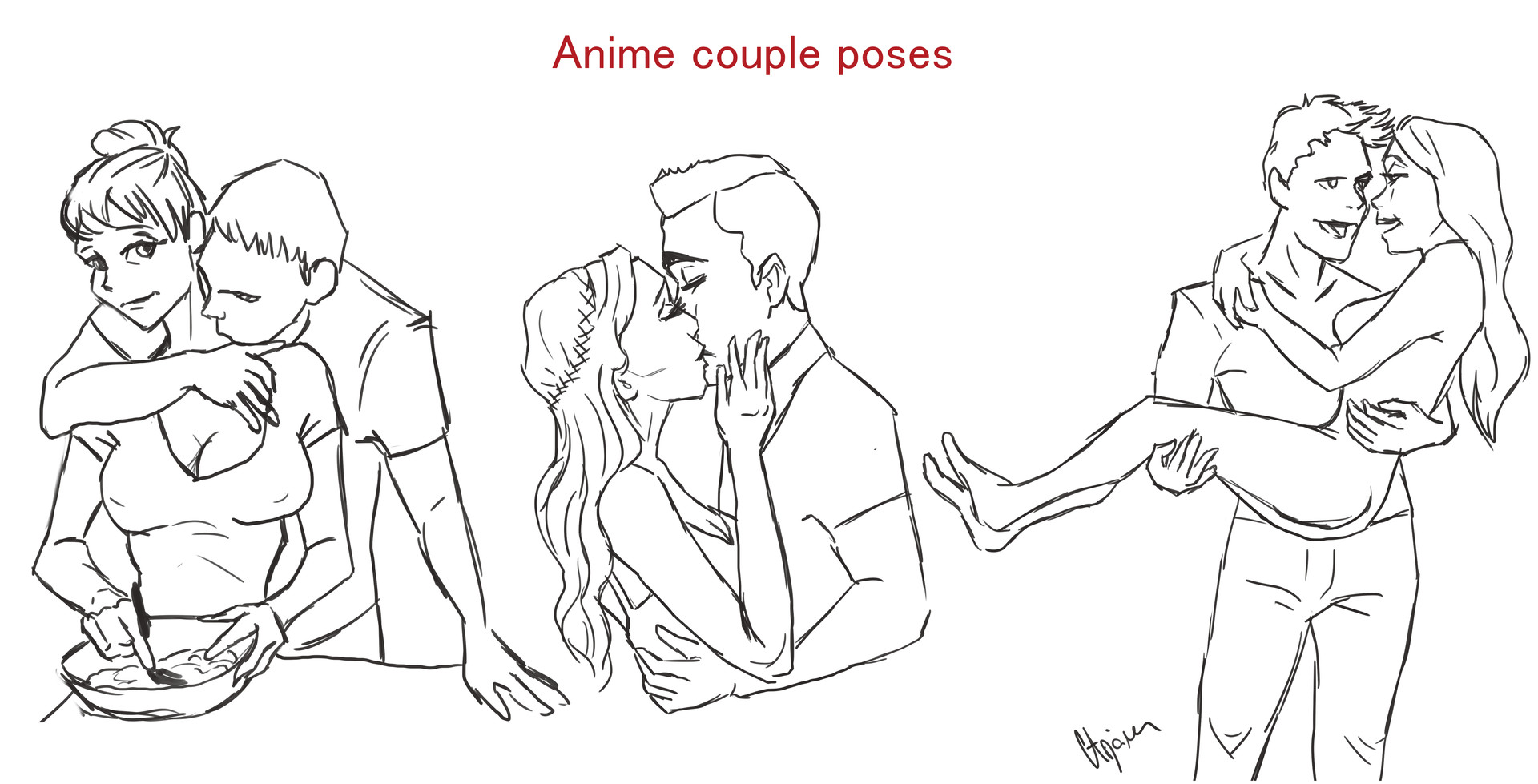 Anime Couple Reference gambar ke 11