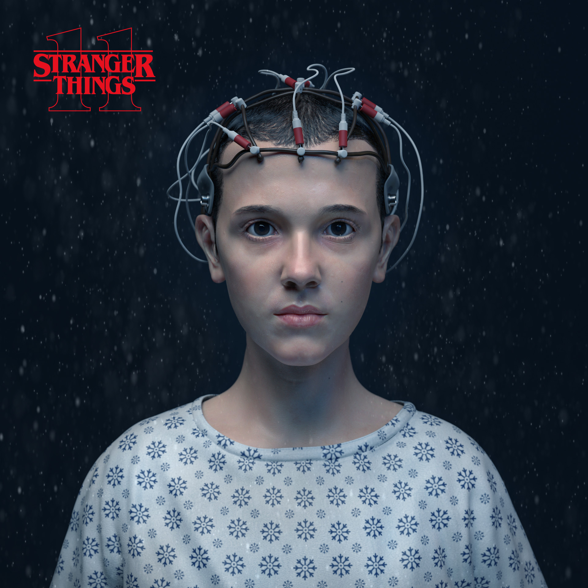 Artstation Practise Stranger Things 11 Louis Lo