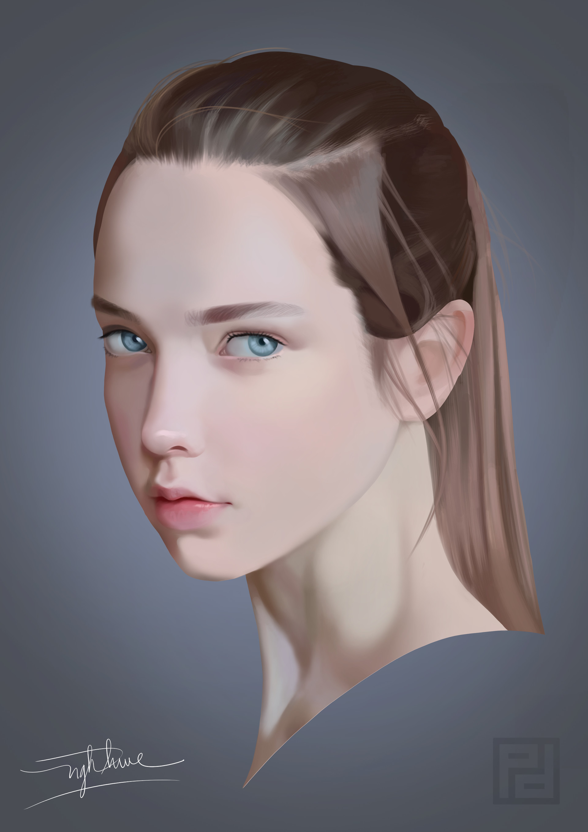 Artstation Portrait Study Nguyá»…n Hoang Phuc